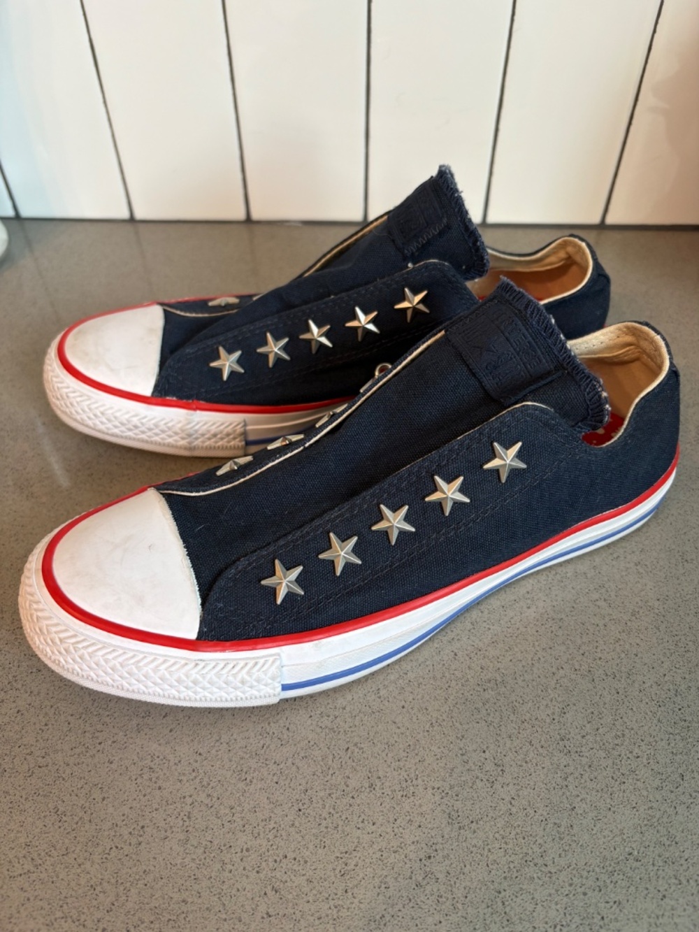 Converse patriotic star sneakers - size 7 - Picture 2 of 10